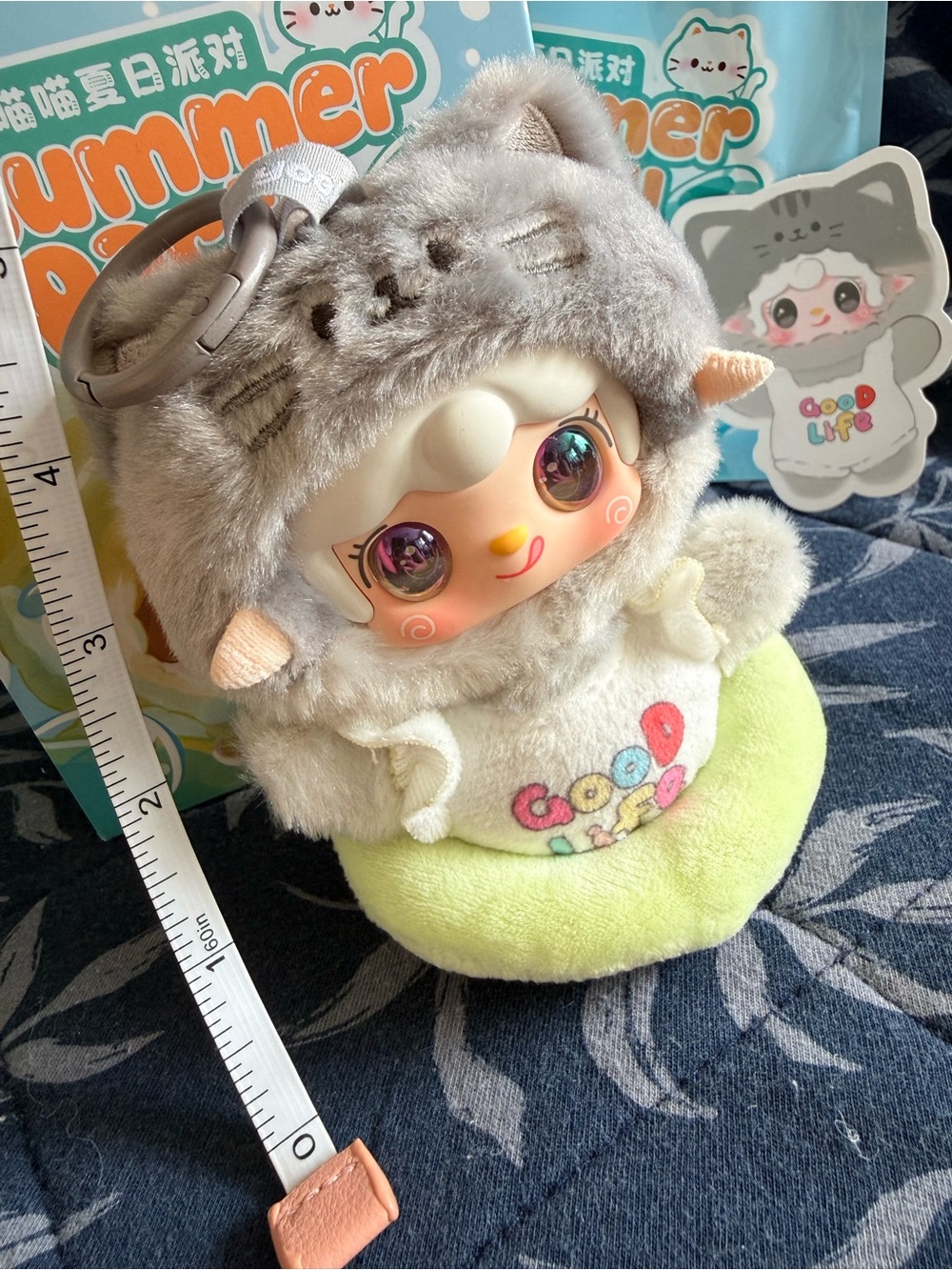 Yooki Meow Summer Party Plush Pendant